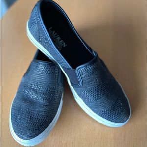 Ralph Lauren Slip On Sneakers Black 7.5